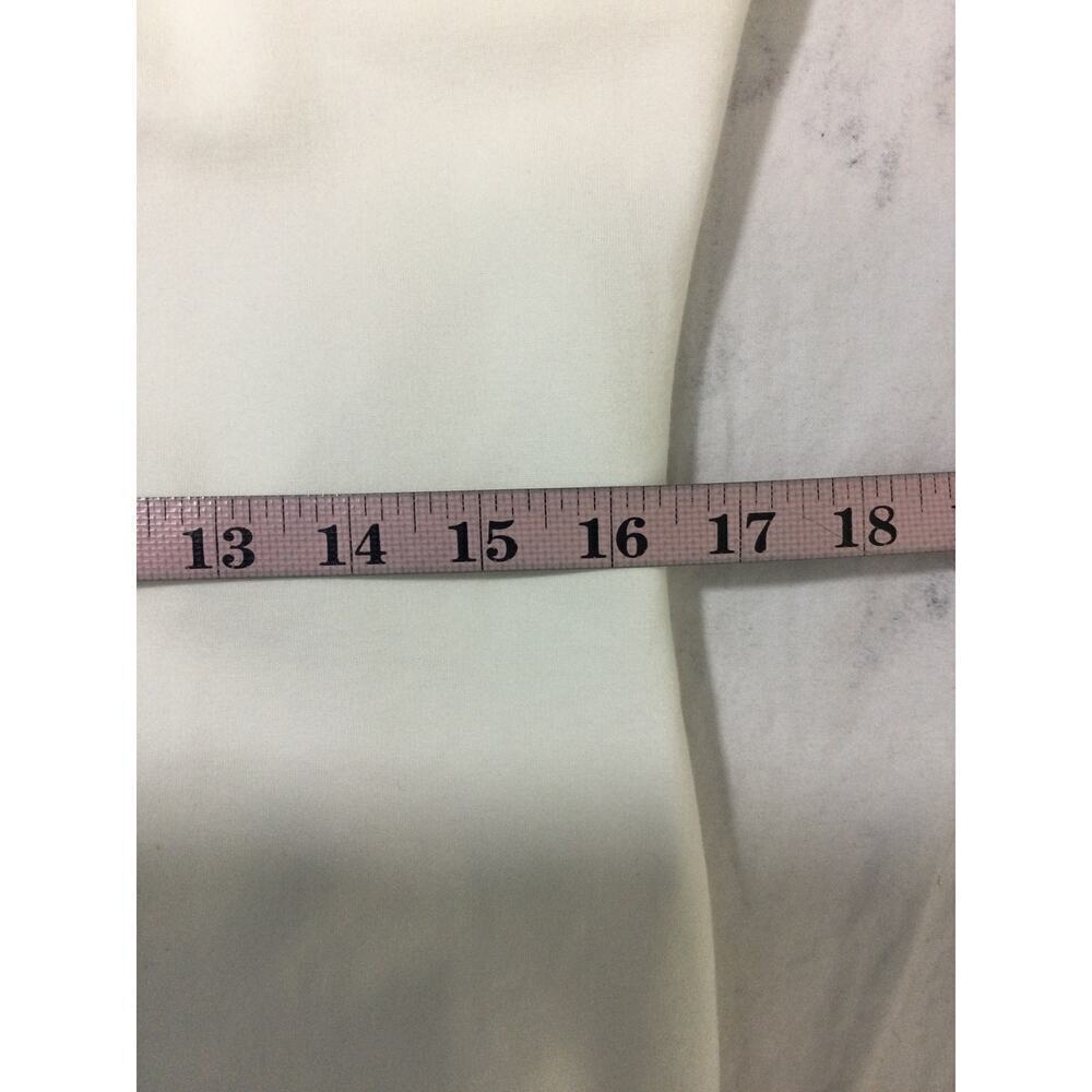 LULU'S XL Paulina White Square Neck Gold Zipper Bodycon Midi Dress - Picture 8 of 9